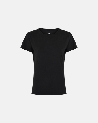 Bambusviskose, T-Shirt, Schwarz