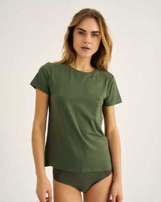 Bambusviskose, T-Shirt, Grün