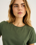 Bambusviskose, T-Shirt, Grün -JBS of Denmark Women