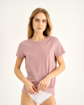 Bambusviskose, T-Shirt, Rose