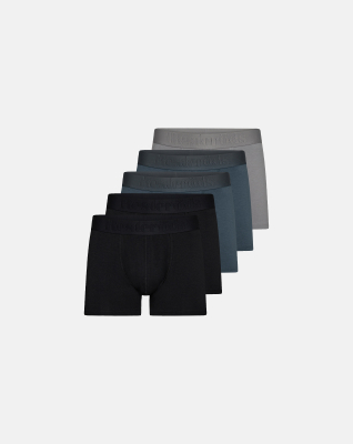 Tights "Gunnar" 5-pack, Bambusviskose, Mehfarbig