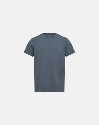 T-Shirt Rundhalsausschnitt, Bambusviskose, Grau