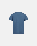 T-Shirt Rundhalsausschnitt, Bambusviskose, Blau