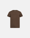 T-Shirt Rundhalsausschnitt | Bambusviskose | Braun -Resteröds