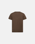 T-Shirt Rundhalsausschnitt, Bambusviskose, Braun