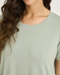 Bambusviskose, Oversize-Shirt, Grün -JBS of Denmark Women