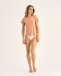 Bambusviskose, T-Shirt, Pfirsich -JBS of Denmark Women