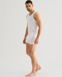 Bambusviskose, Unterhemd Top, 2-pack, Weiß -JBS