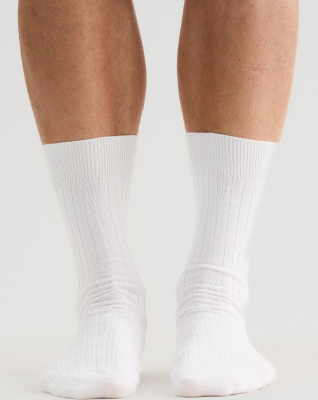 Socken | Bambusviskose | Weiß -Egtved