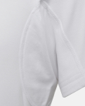 T-Shirt mit V-Ausschnitt "Sweatproof | Bambusviskose | Weiss -JBS