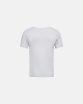 T-Shirt mit V-Ausschnitt "Sweatproof | Bambusviskose | Weiss -JBS