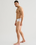 Bambusviskose, Slips Unterhosen, 3-Pack, Weiß -JBS