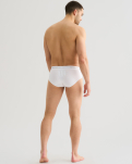 Bambusviskose, Slips Unterhosen, 3-Pack, Weiß -JBS
