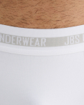 Bambusviskose, Slips Unterhosen, 3-Pack, Weiß -JBS
