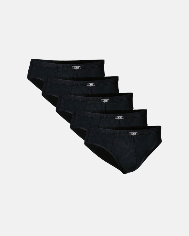 Mini slip 5-pack | Bio-Baumwolle | Schwarz -JBS