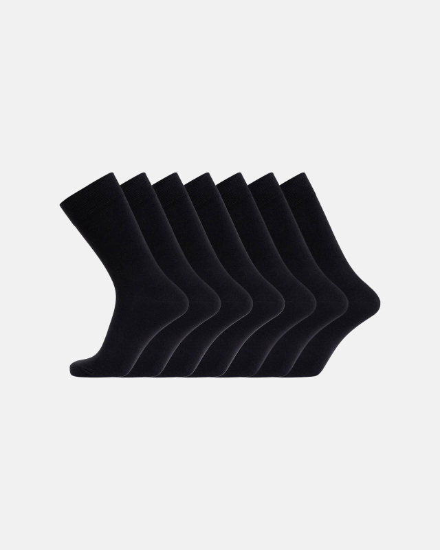 Socken 7-Pack | Bambusviskose |Schwarz -JBS