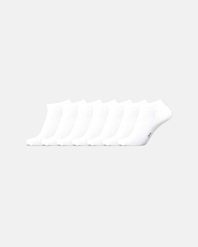 Bambusviskose | Footies | 7er-Pack | Weiß -JBS