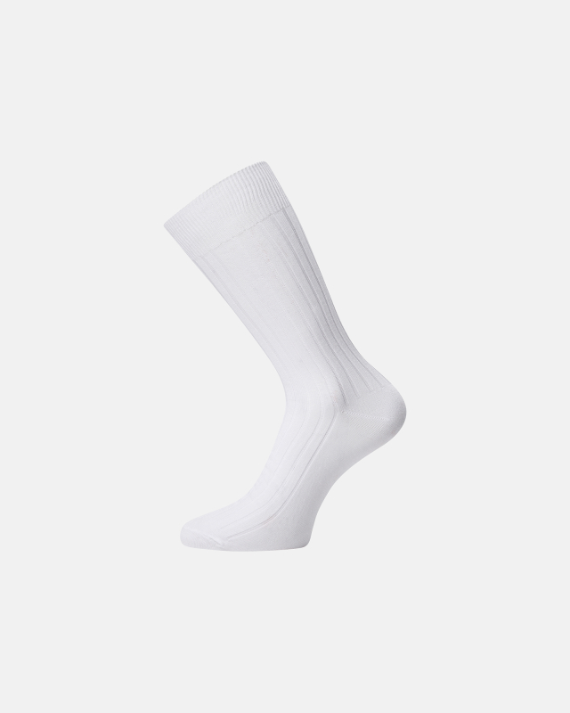 Socken | Bambusviskose | Weiß -Egtved