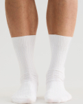 Socken | Bambusviskose | Weiß -Egtved