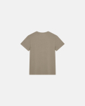Bambusviskose, T-Shirt "O-Ausschnitt", Dunkles Sand -Resteröds