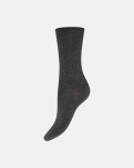 Bambusviskose, Knöchelsocken "Feinstrick", 3er-Pack, Blau Grau
