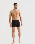 Bambusviskose, Boxershorts mit Eingriff, 3er-Pack, Schwarz