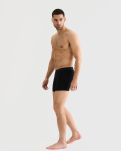 Bambusviskose, Boxershorts mit Eingriff, 3er-Pack, Schwarz