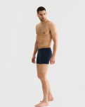 Bambusviskose, Boxershorts mit Eingriff, 3er-Pack, Marineblau