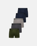 Bambusviskose, Boxershorts "gunnar", 5er-Pack, Mehrfarbig -Resteröds