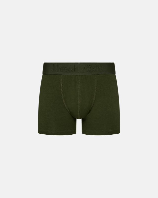 Bambusviskose, Boxershorts "gunnar", 3er-Pack, Schwarz Grün Grau -Resteröds