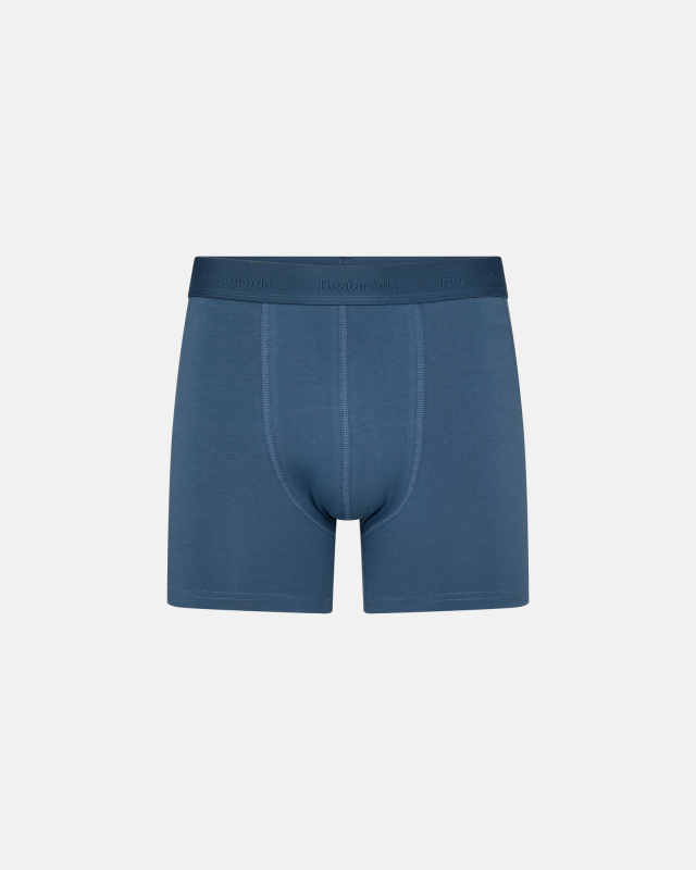 Bambusviskose, Boxershorts "long-leg kalle", 3er-Pack, Blau Navy -Resteröds