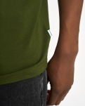 Bambusviskose, T-Shirt "O-Ausschnitt", Grün -Resteröds