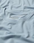 Bambusviskose, T-Shirt "Rundhals", Hellblau -Resteröds