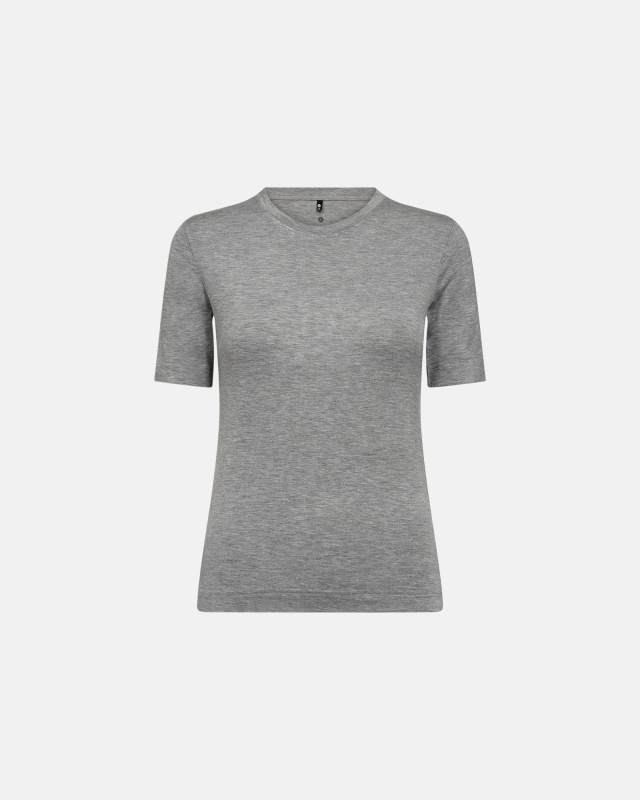 Kaschmir-Mix, Bambusviskose, T-Shirt, Grau -JBS of Denmark Women