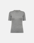 Kaschmir-Mix, Bambusviskose, T-Shirt, Grau -JBS of Denmark Women