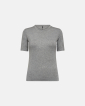 Kaschmir-Mix, Bambusviskose, T-Shirt, Grau - JBS of Denmark Women