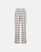 100% Bio-Baumwolle, Pyjamahose, Sand Kariert - JBS of Denmark Women