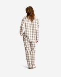 100% Bio-Baumwolle, Pyjamahose, Sand Kariert -JBS of Denmark Women