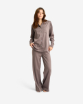 Bambusviskose, Pyjama-Shirt, Sand -JBS of Denmark Women