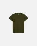 Bambusviskose, T-Shirt "O-Ausschnitt", Grün