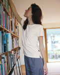 Bambusviskose, T-Shirt, Elfenbein -JBS of Denmark Women
