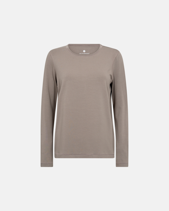 Bambusviskose, Langärmeliges T‑Shirt, Elfenbein -JBS of Denmark Women