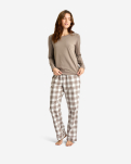 Bambusviskose, Langärmeliges T‑Shirt, Elfenbein -JBS of Denmark Women