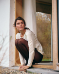 Bambusviskose, Langarm‑T‑Shirt, Elfenbein -JBS of Denmark Women